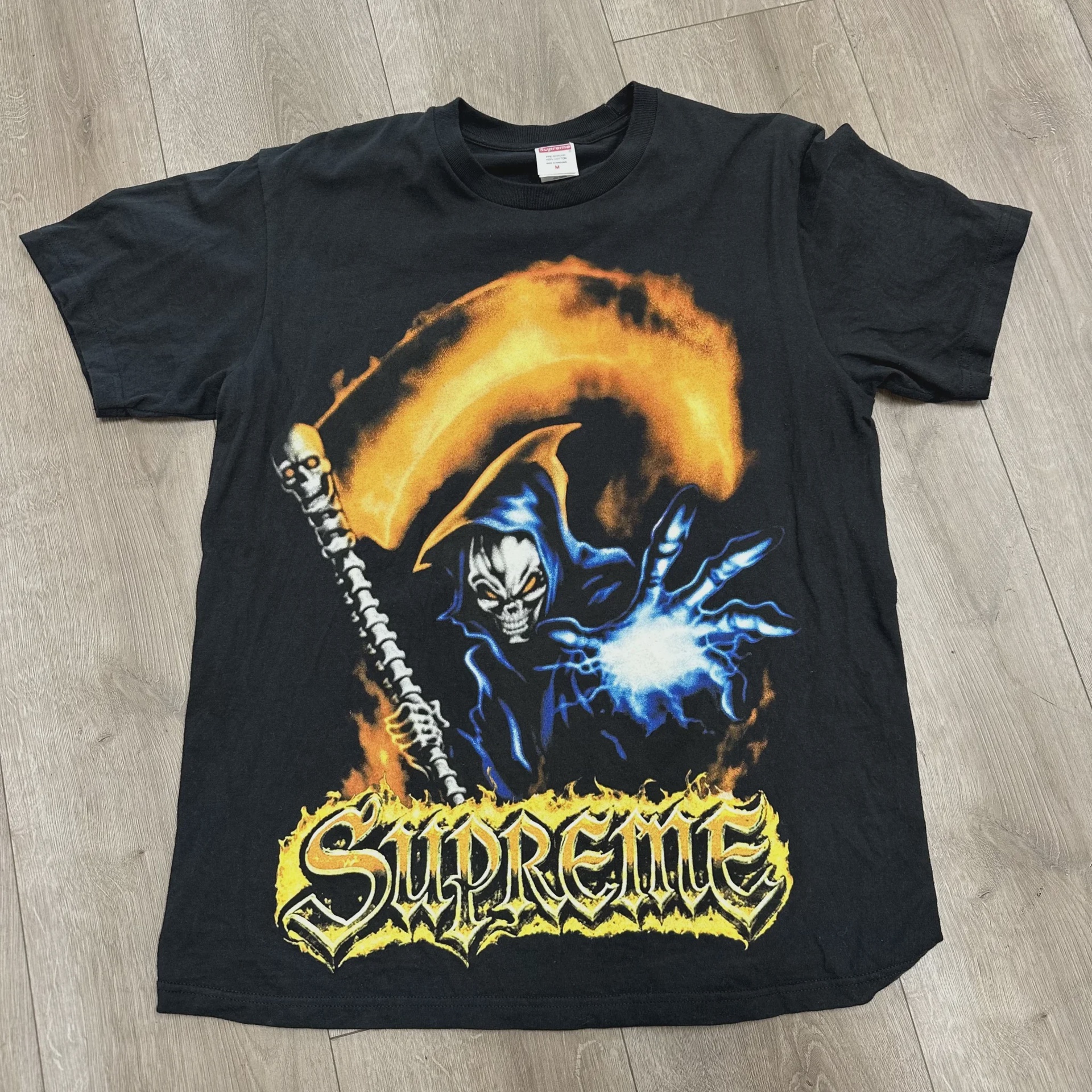 Supreme Supreme 2026 Grim Reaper Tee Black - Size M