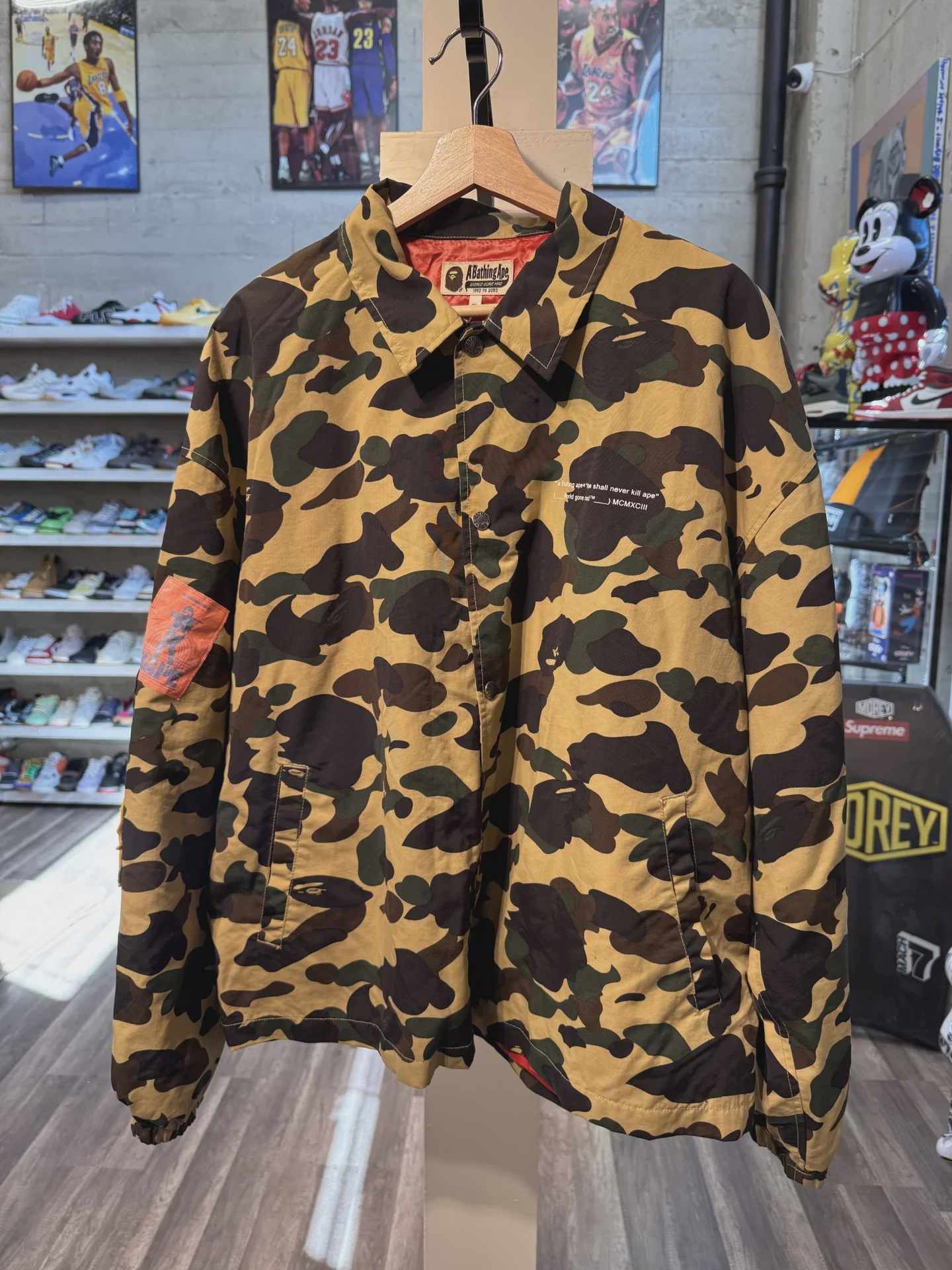BAPE BAPE Gore-Tex Wind Stopper 1st Camo Relaxed Coach Jacket XL - Size XL