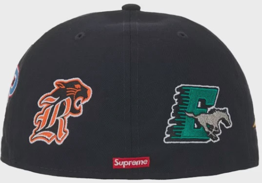 Supreme Mascots S Logo New Era 59Fifty Fitted Cap Navy • Brand New [2774] 2