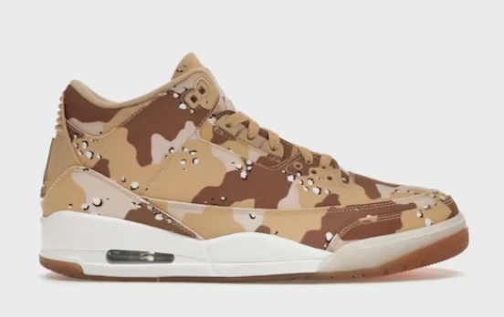 Jordan 3 Retro WNBA Desert Camo no box (Women's) • Brand New [3410]