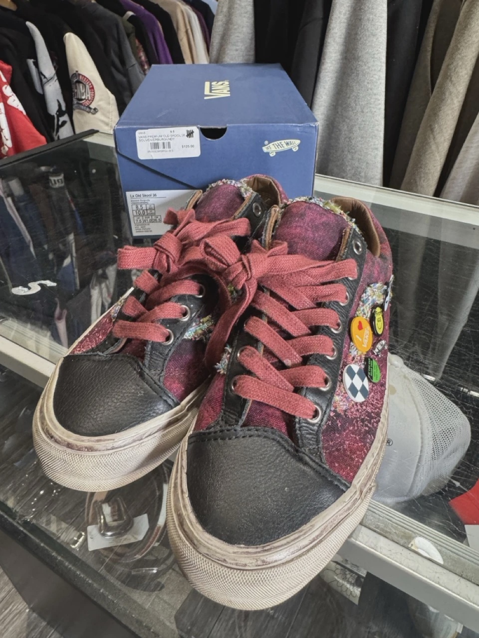 Vans Old Skool 36 LX Souvenir Burgundy • Pre-Owned [9889] 3