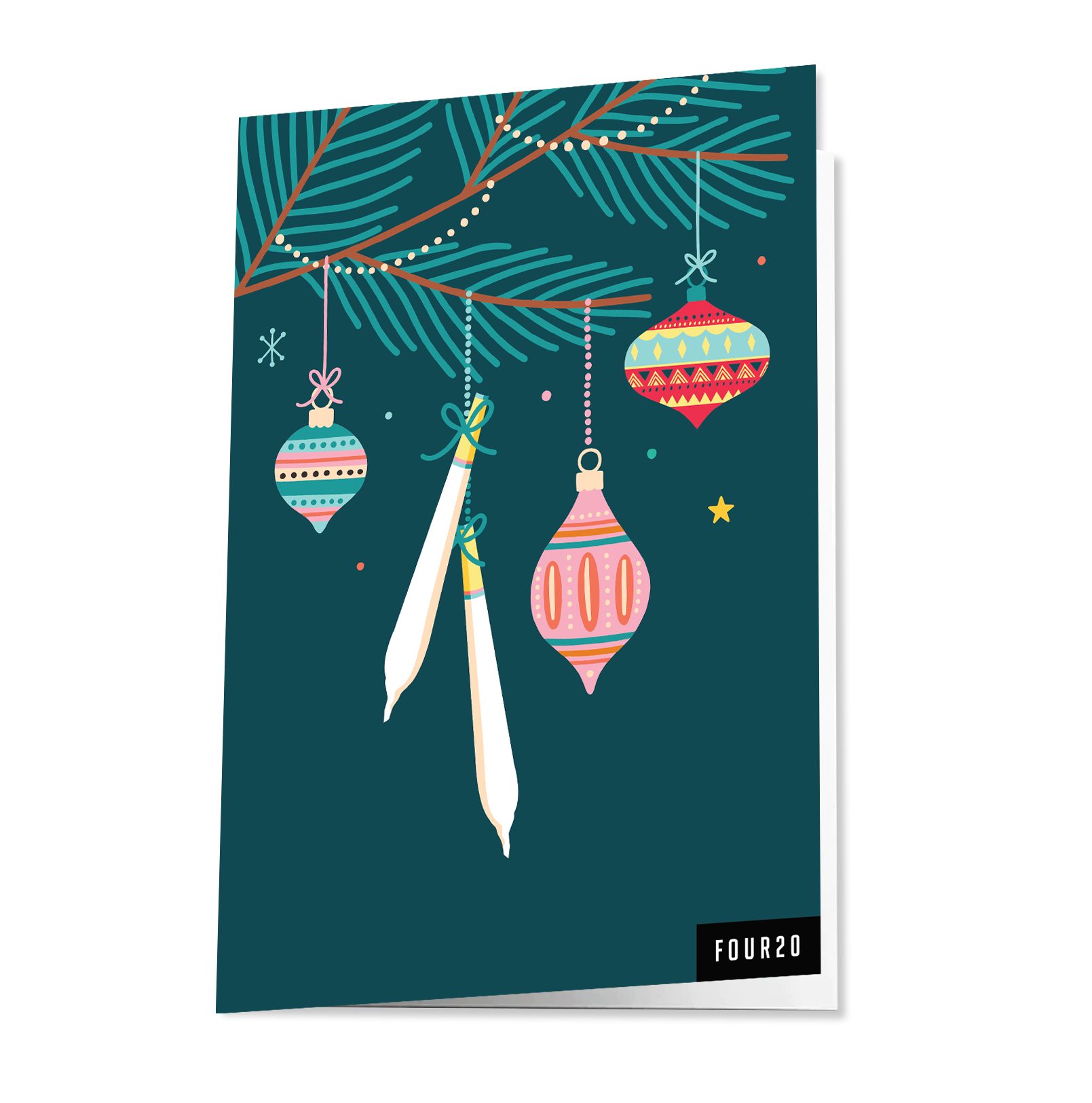 Chronic Card Xmas Bulbs