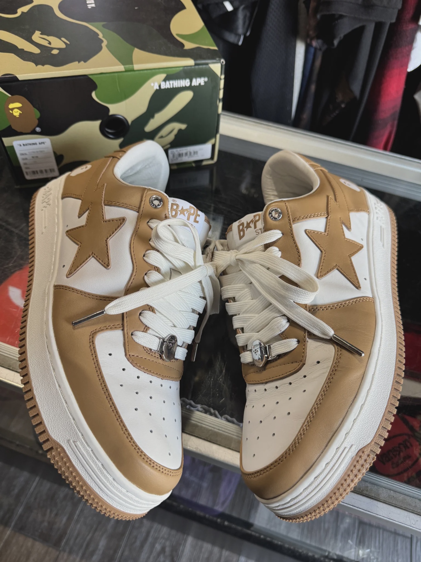 BAPE A Bathing Ape Bape Sta Tan - Size US M 11
