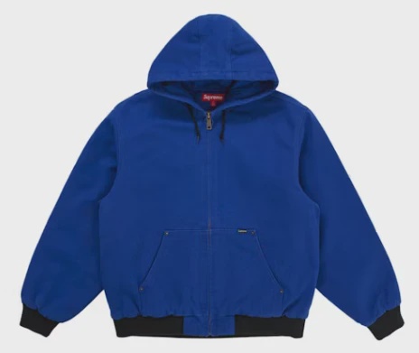 Supreme The Misfits Hooded Work Jacket Royal  • Brand New [1553] 3