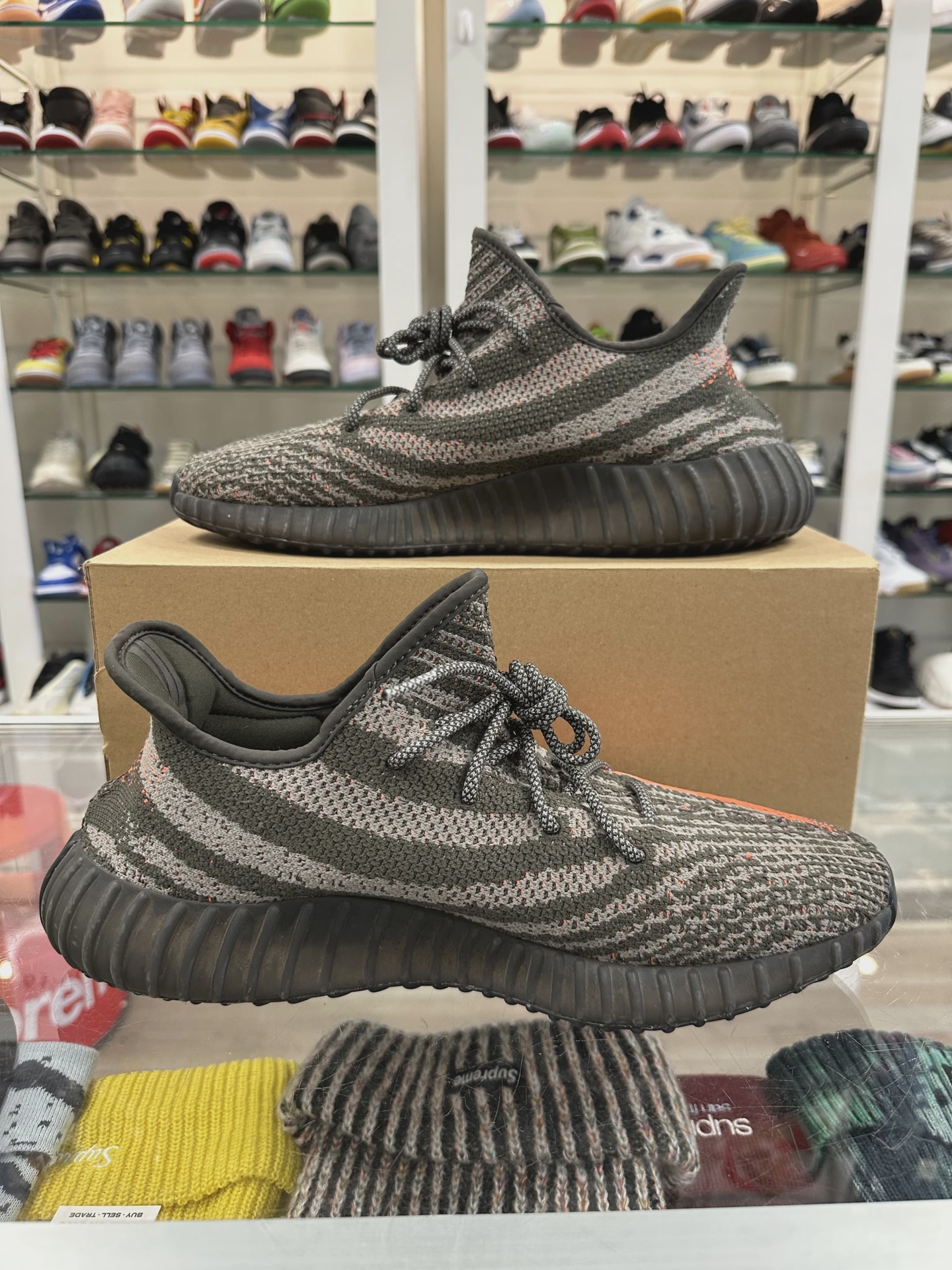 adidas Yeezy Boost 350 V2 Carbon Beluga • Pre-Owned [0841] 7