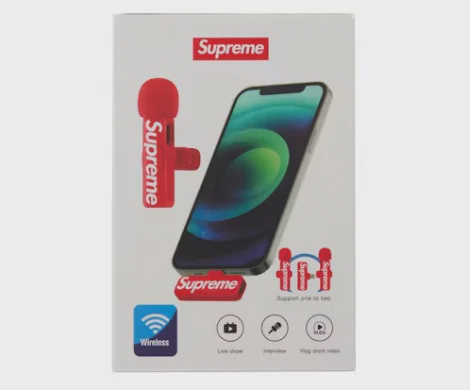 Supreme Supreme Mini Mics (Set of 2) Red - Size One Size