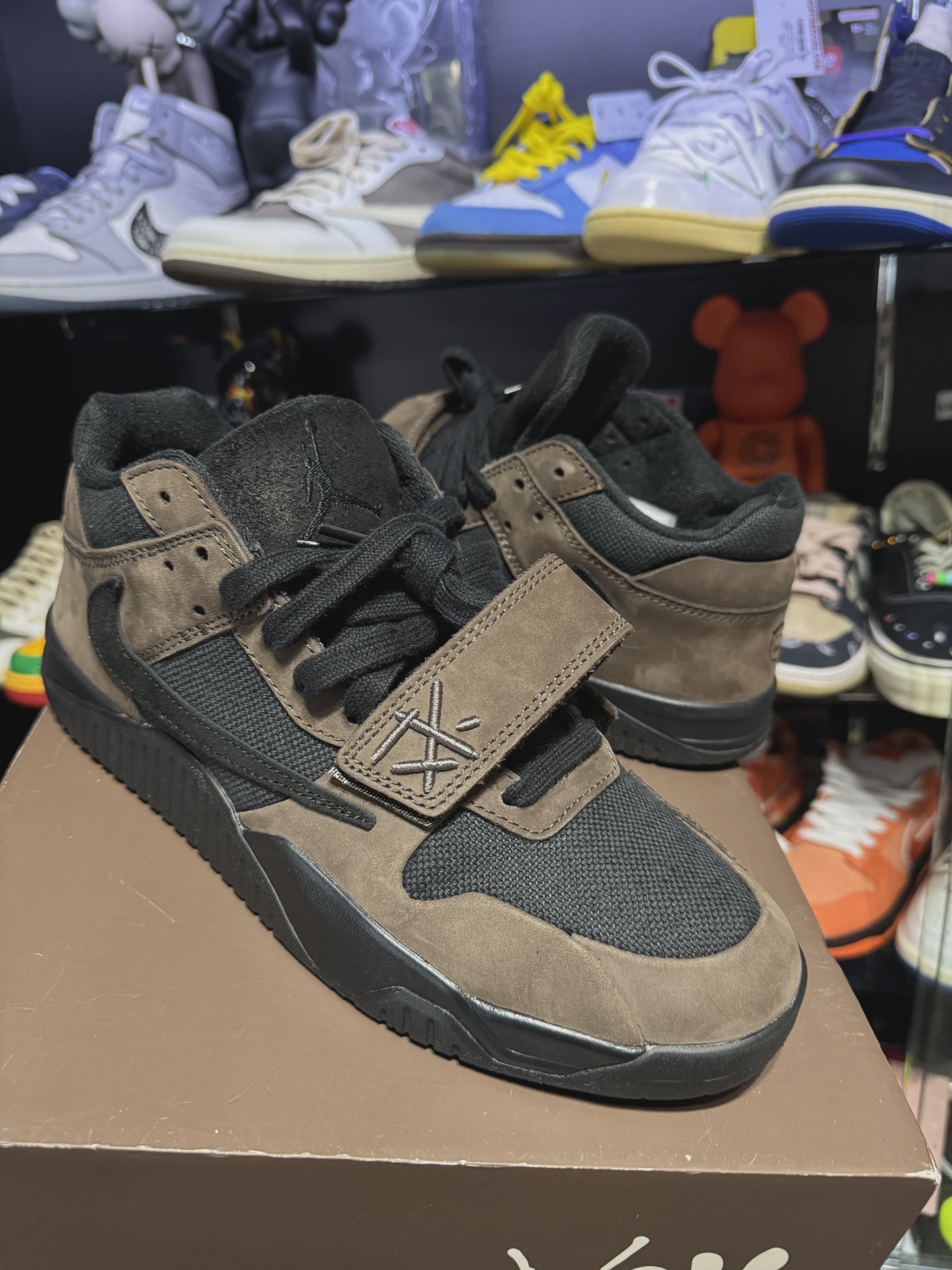 Jordan Jumpman Jack TR Travis Scott Dark Mocha • Pre-Owned [9756]