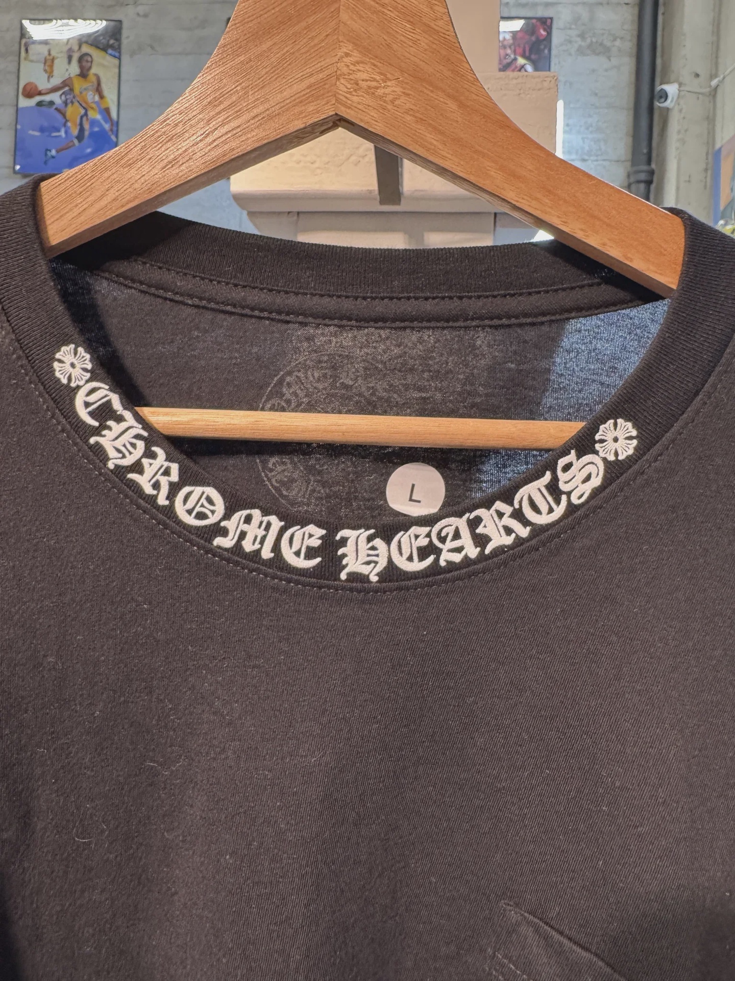 Chrome Hearts Neck Logo Pocket L/S T-Shirt Black  • Brand New [0910] - photo 2