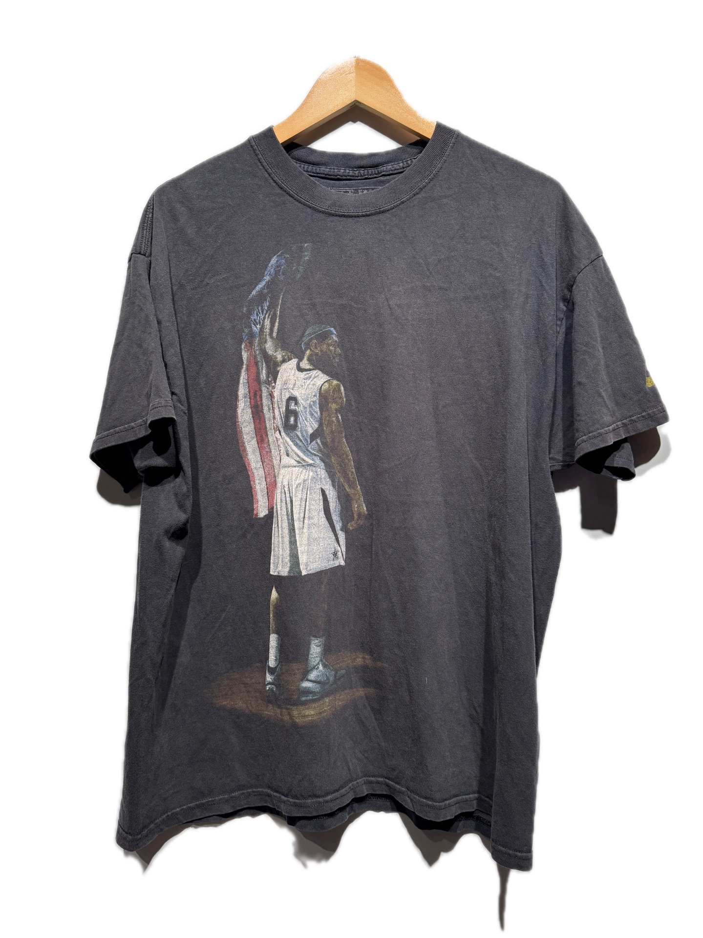 Vintage Nike Lebron American Flag Tee Shirt