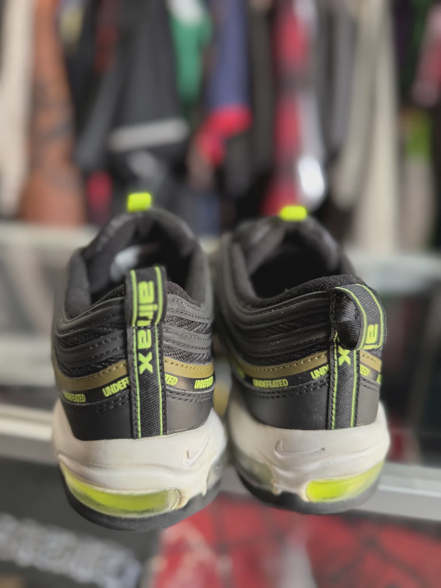 Nike Air Max 97 Undefeated Black Volt  No Box• Pre-Owned [2904] - photo 3