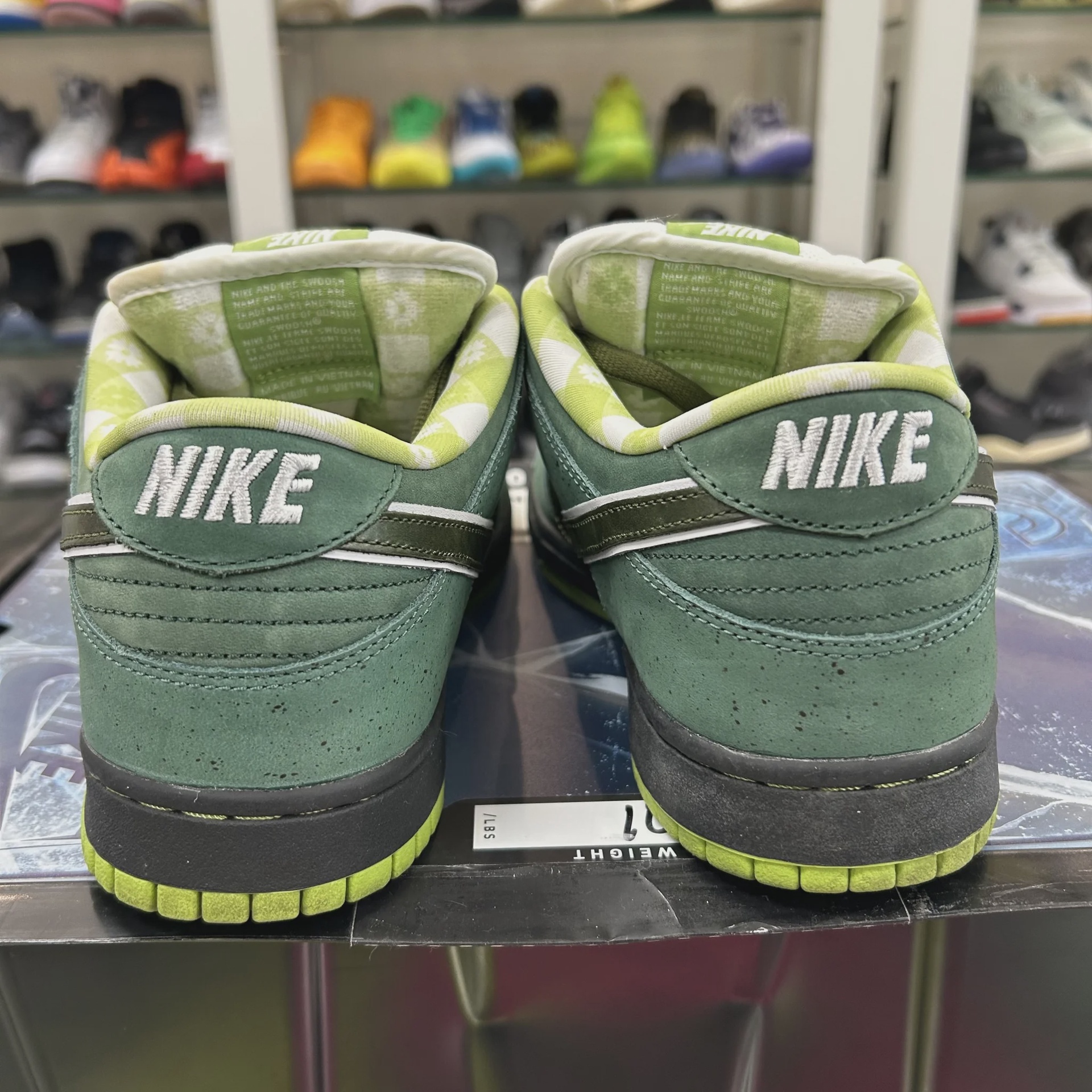 Nike SB Dunk Low Concepts Green Lobster (Special Box) • Pre-Owned [1240] - photo 5