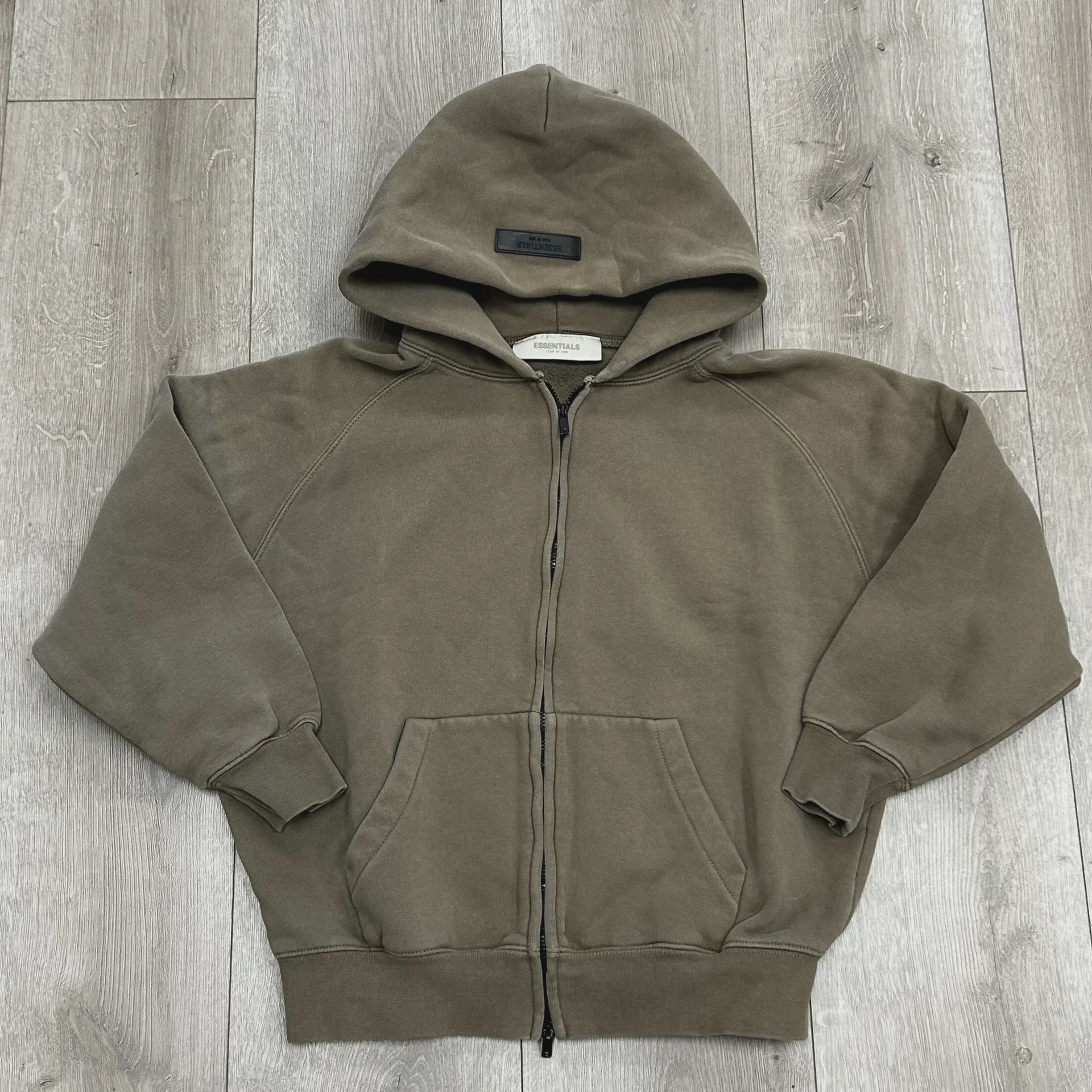 Essentials KIDS FEAR OF GOD ESSENTIALS zip-up hoodie sz 10 - Size XXS