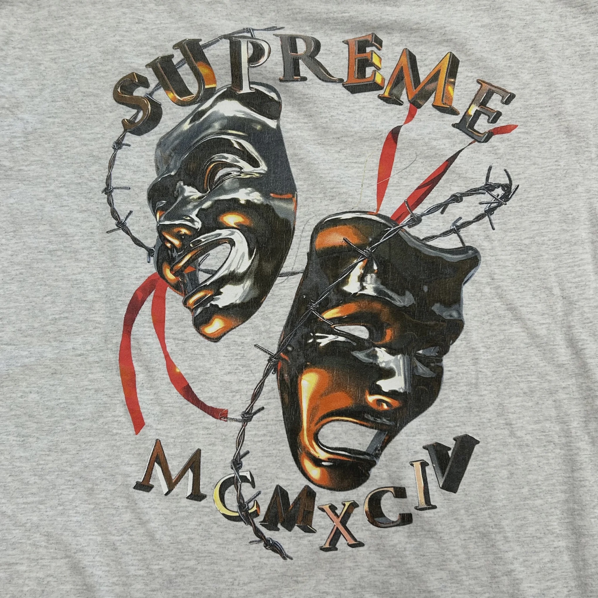 Supreme Laugh Now Tee 'Ash Grey' • Pre-Owned [3084] - photo 4