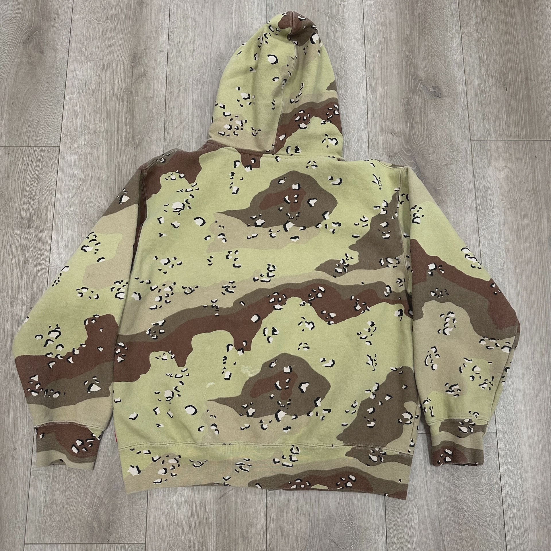 Supreme Small Box Facemask Zip Up Hoodie Camo  • Pre-Owned [0940] 6