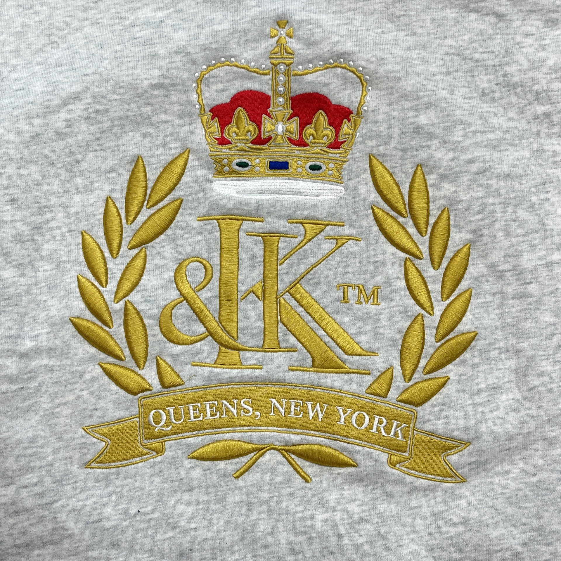 SS23 Kith Crest Crewneck Light Heather Grey size Small Pre-Owned 2