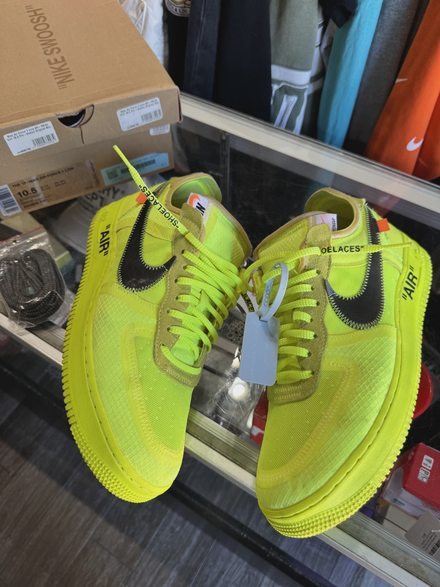 Nike Nike Air Force 1 Low Off-White Volt - Size US M 10.5