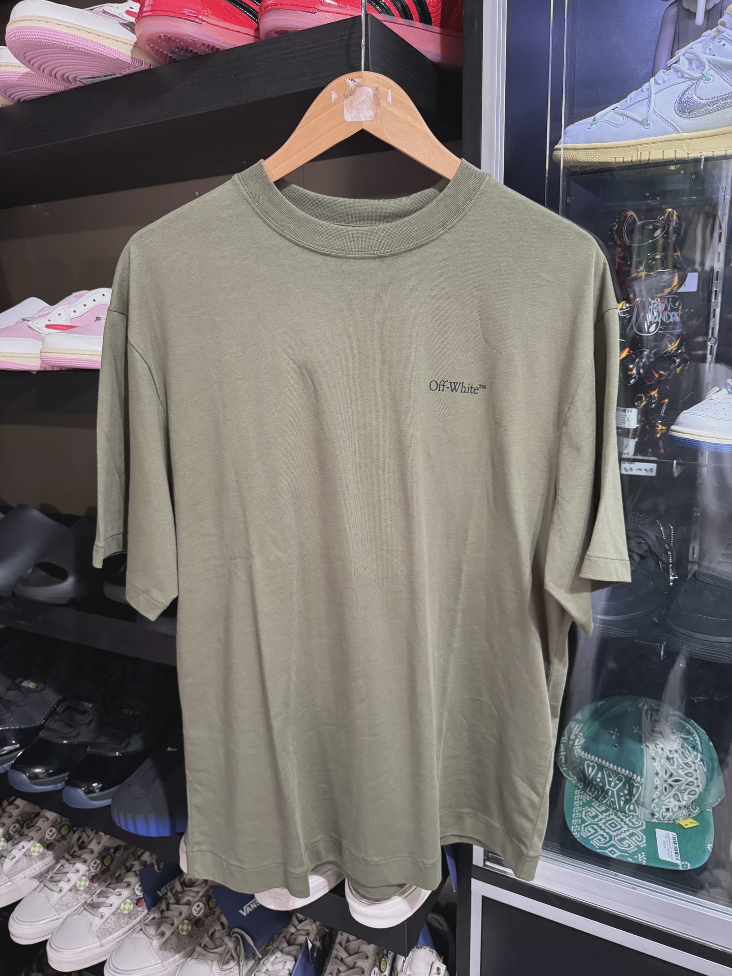 Off-White Off White Olive Tee - Size M