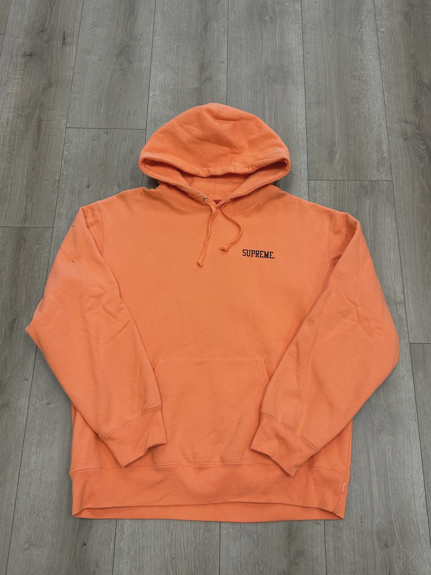 Supreme Ralph Steadman Skull Hooded Sweatshirt 'Apricot' • Pre-Owned [9138]