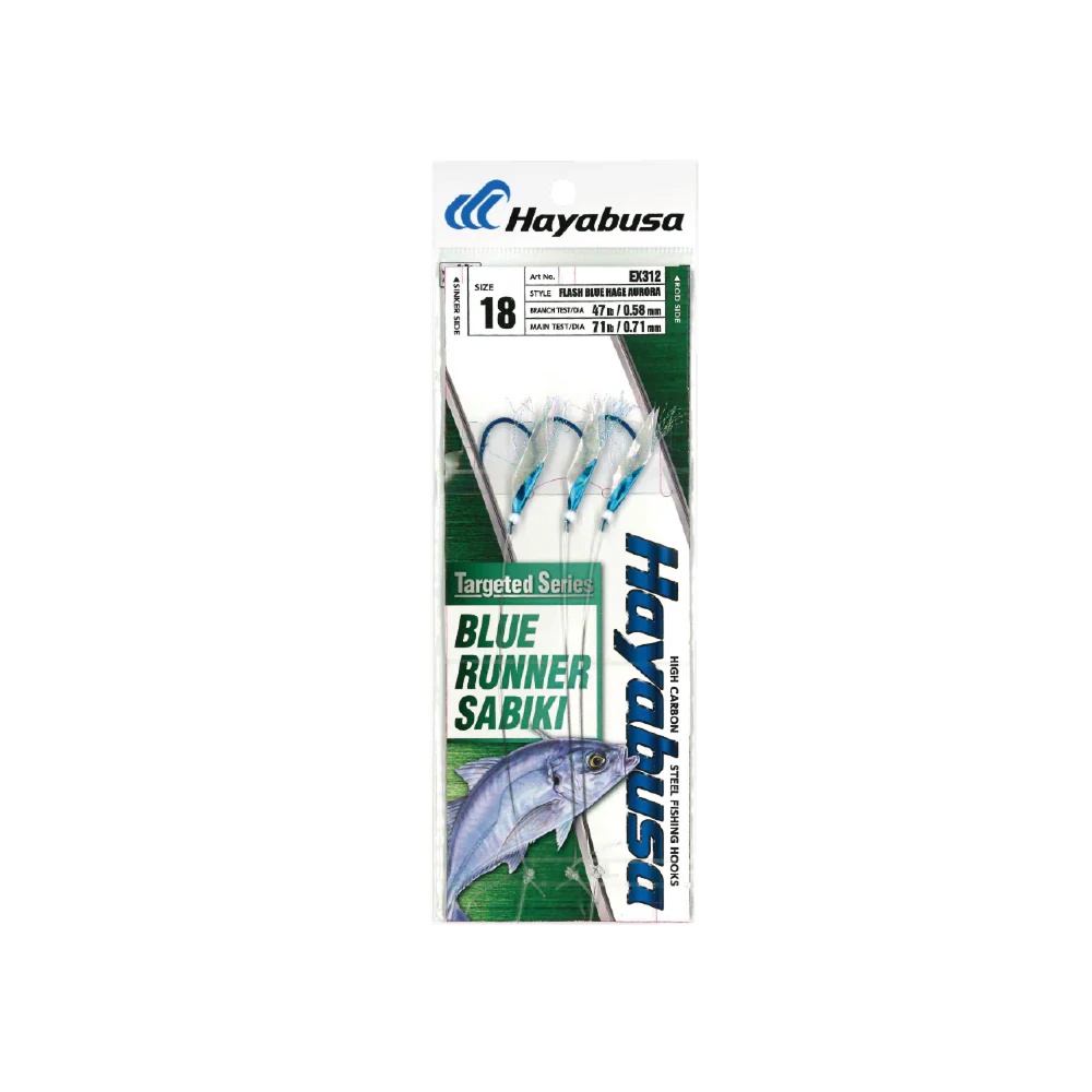Hayabusa Blue Runner Sabiki 3 Hooks #18
