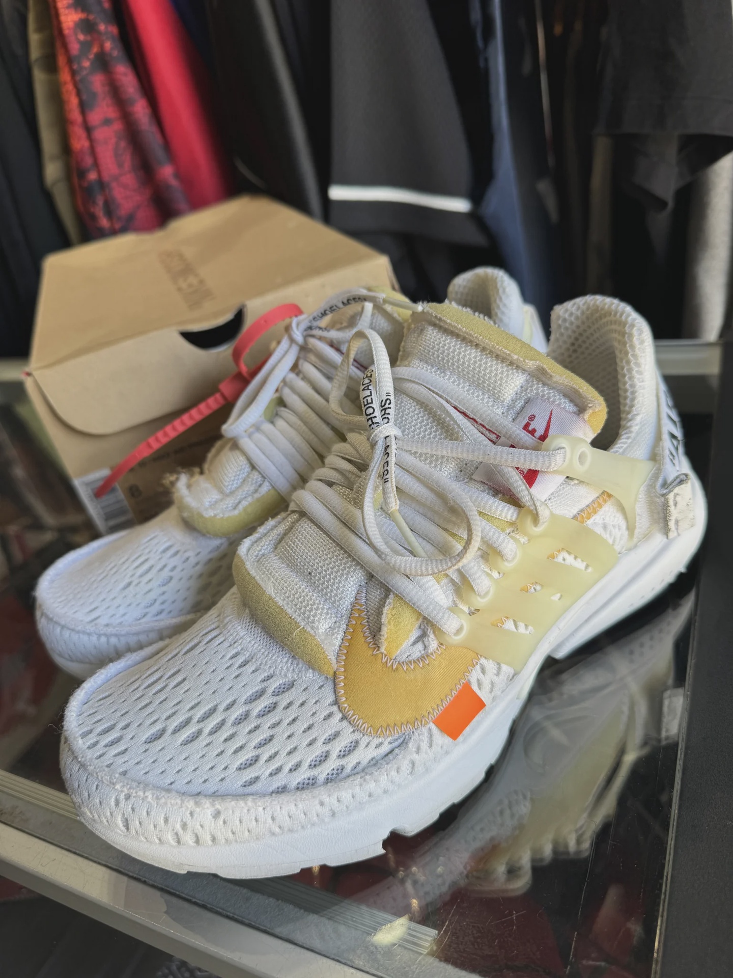 Nike Air Air Presto Off-White White (2018) • Pre-Owned [3646] - photo 2