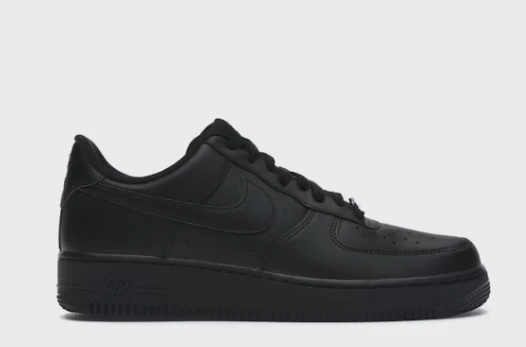 Nike Air Force 1 Low '07 Black • Brand New [9930]