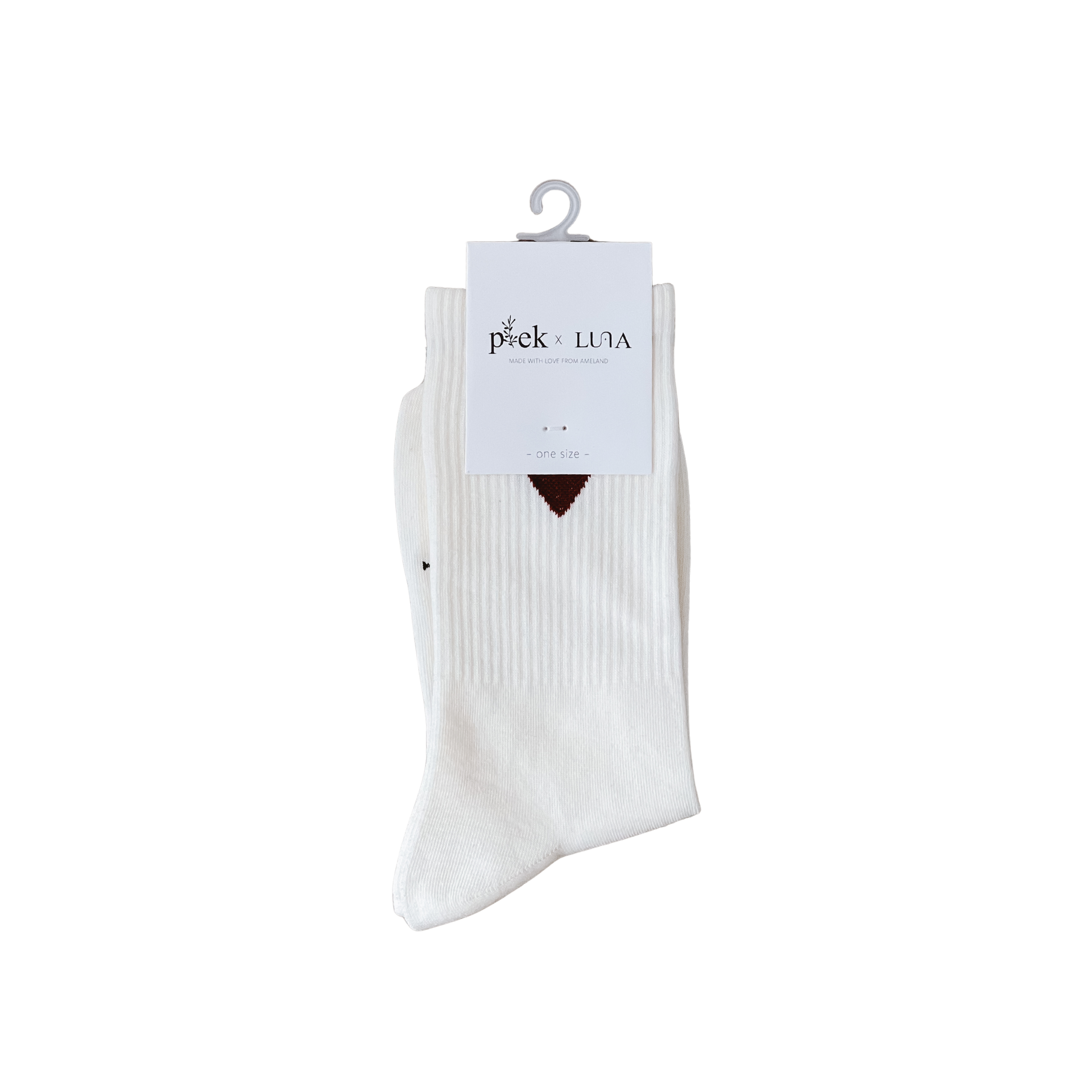 Luna Socks – Love White — foto 1
