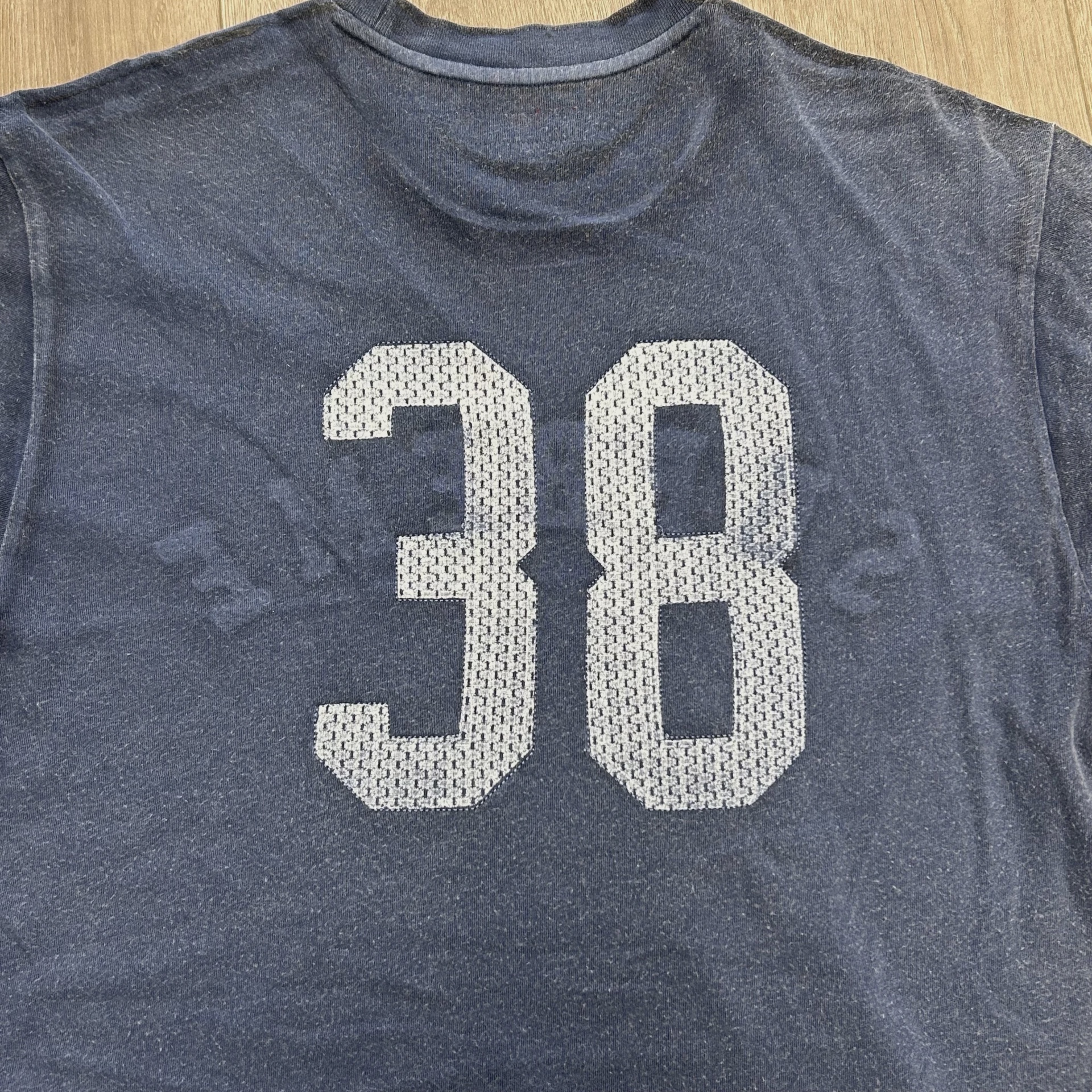 Supreme Overprint Short-Sleeve Navy • Pre-Owned [4755] 2