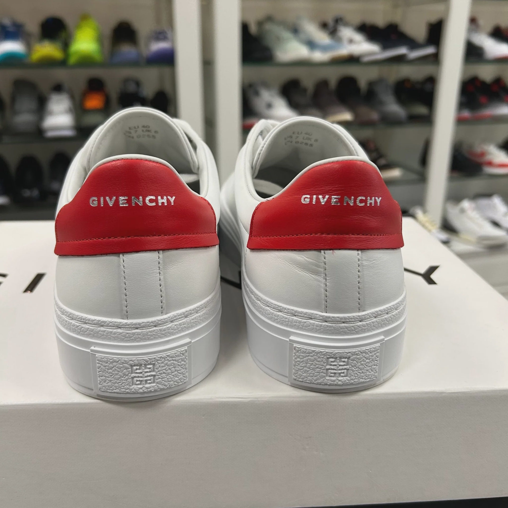 Givenchy City Court 'White Red' Sneakers • Pre-Owned [0126] - photo 7
