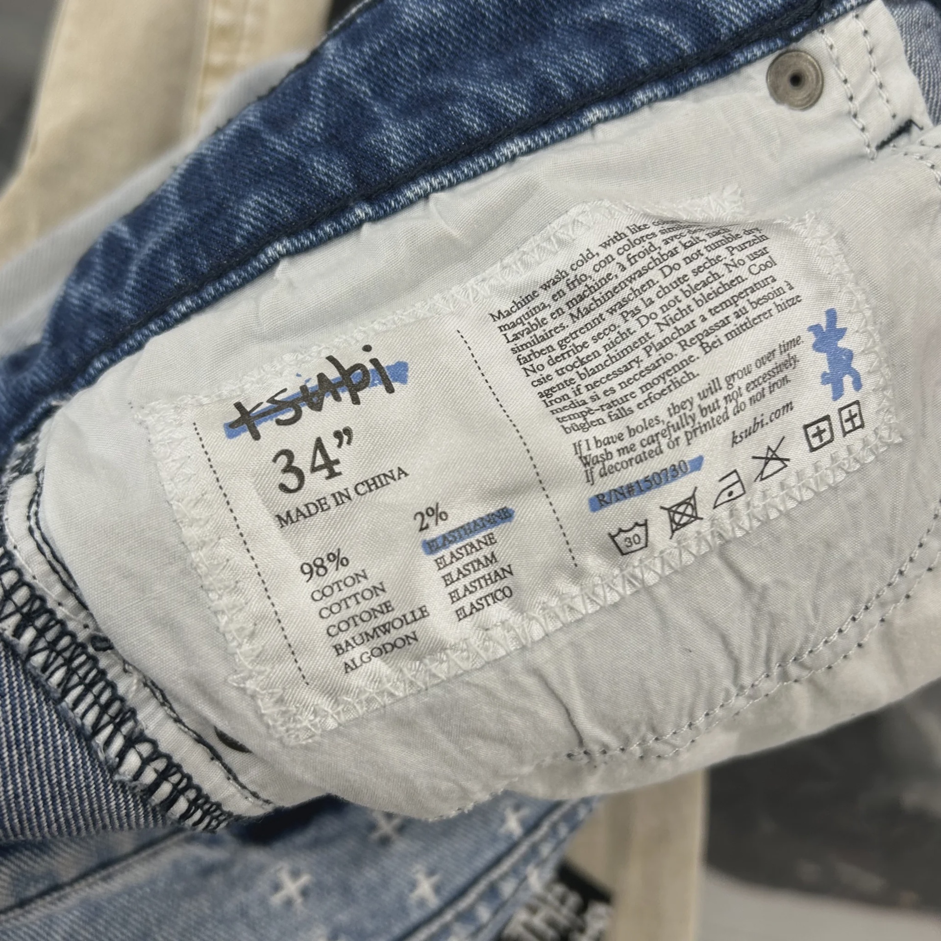 Ksubi Van Winkle Trashed Dreams Jeans • Pre-Owned [5625] - photo 2
