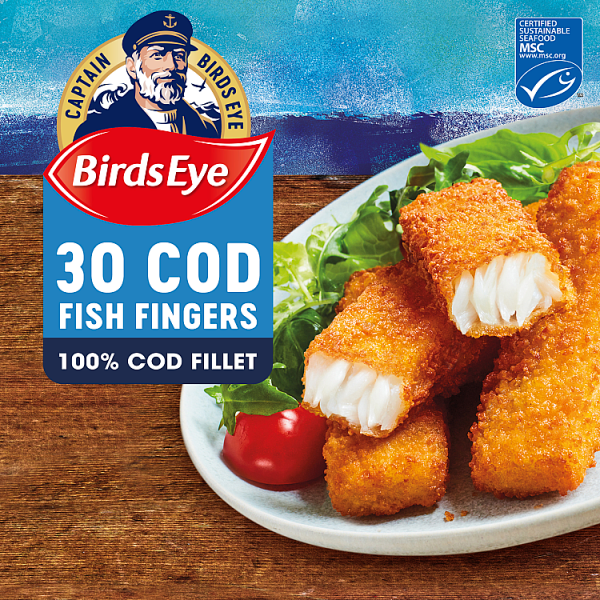 Fish Cod Bids Eye Birds Eye Cod Fish Fingers : Birds Eye 30 Cod Fish Fingers 840g – VIIIG
