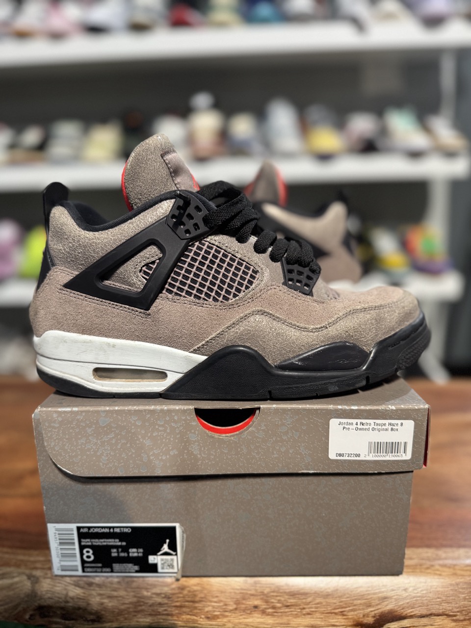 Jordan 4 Retro Taupe Haze • Pre-Owned 8