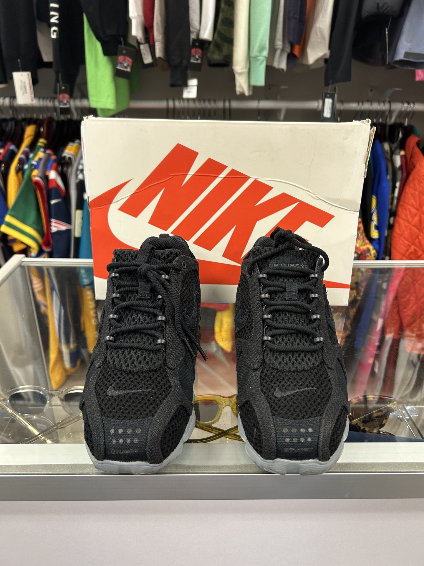 Nike Air Zoom Spiridon Cage 2 Stussy Black - Pre-Owned 3
