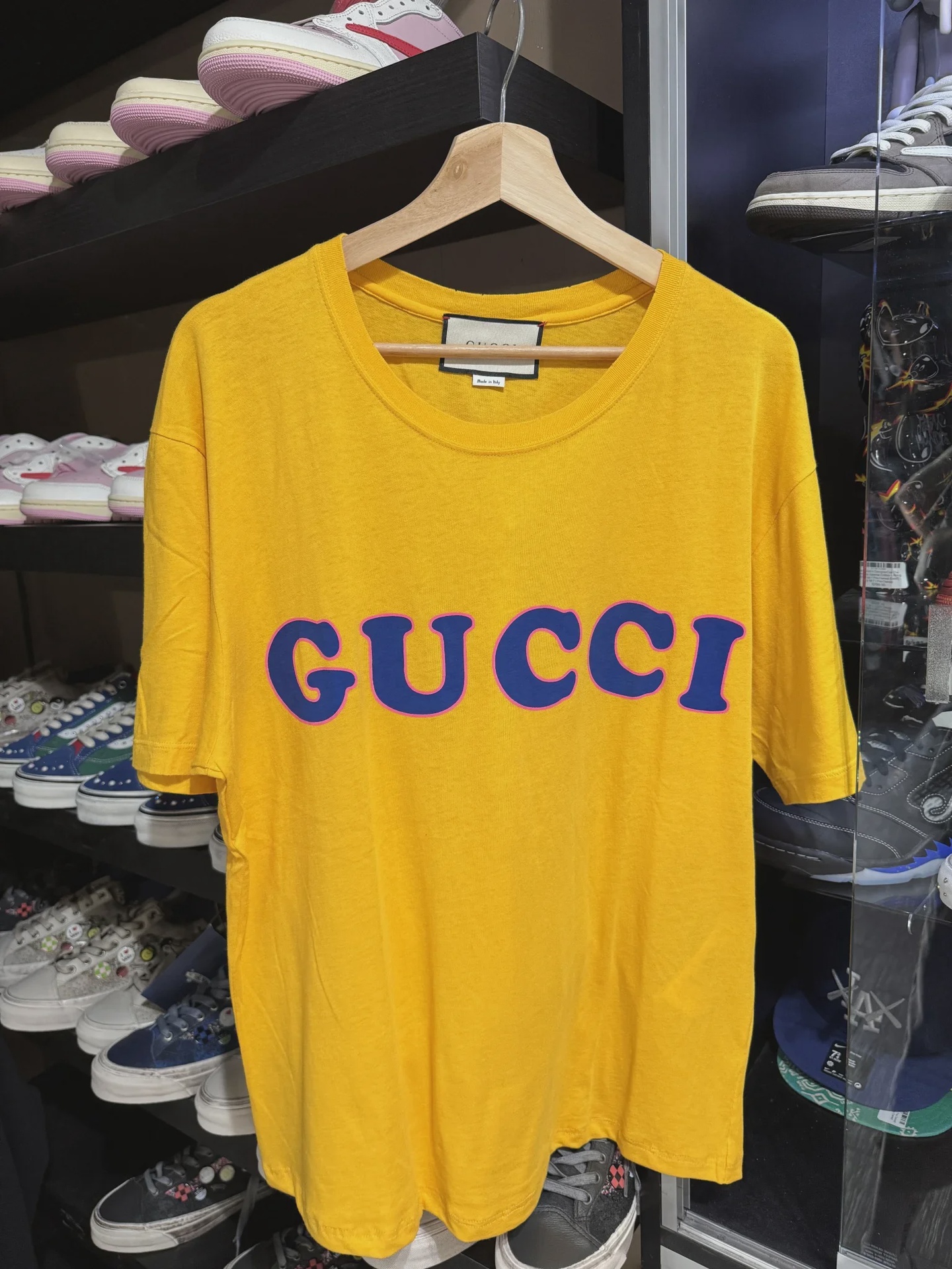 Gucci Gucci Yellow Tee - Size XL
