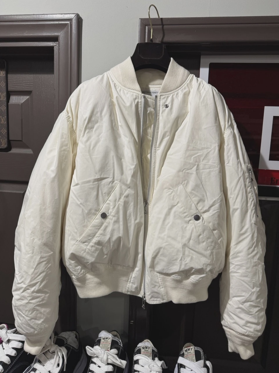 Bottega Venetta White bomber jacket  • Pre-Owned [7868]