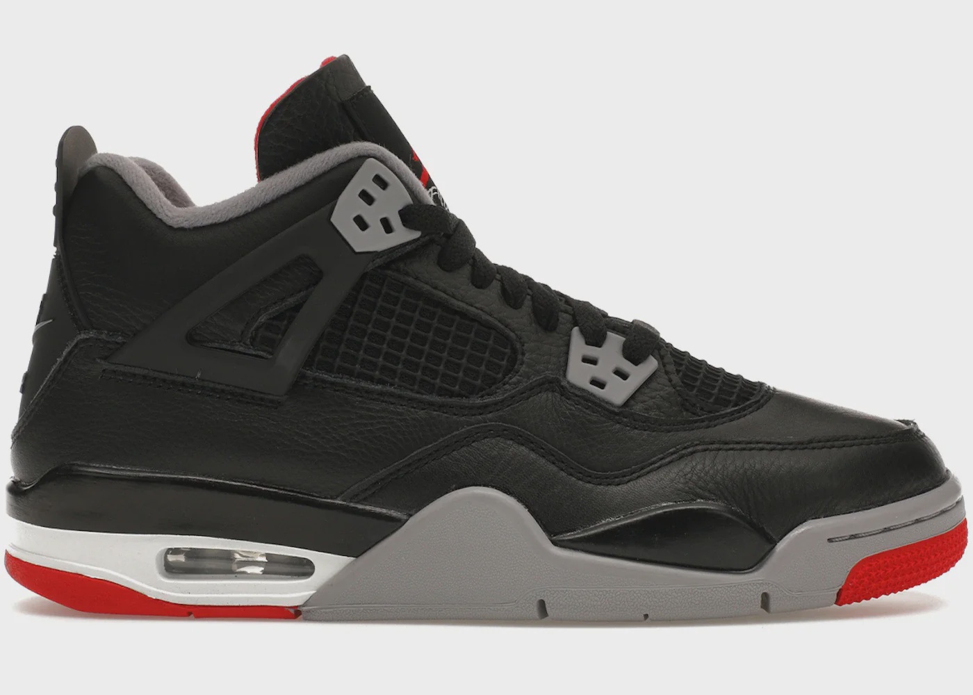Jordan Air Jordan 4 Retro Black Red Reimagined (Grade School) - Size US Y 3.5