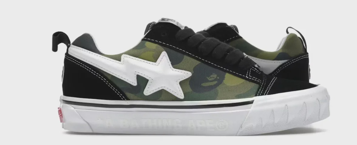 Vans Vans Knu Skool Bape Camo Green - Size US M 8