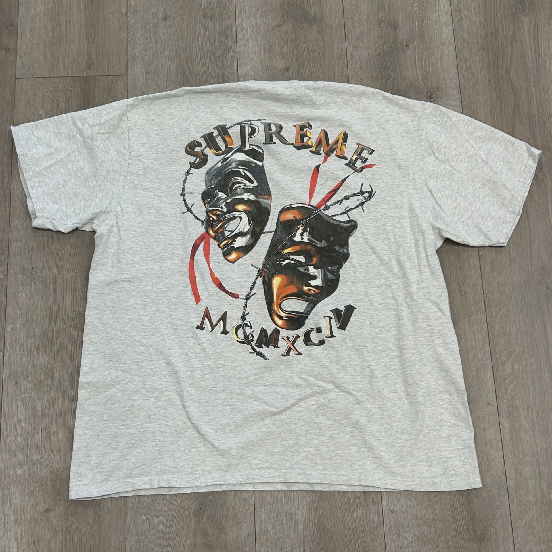 Supreme Laugh Now Tee 'Ash Grey' • Pre-Owned [3084] - photo 5