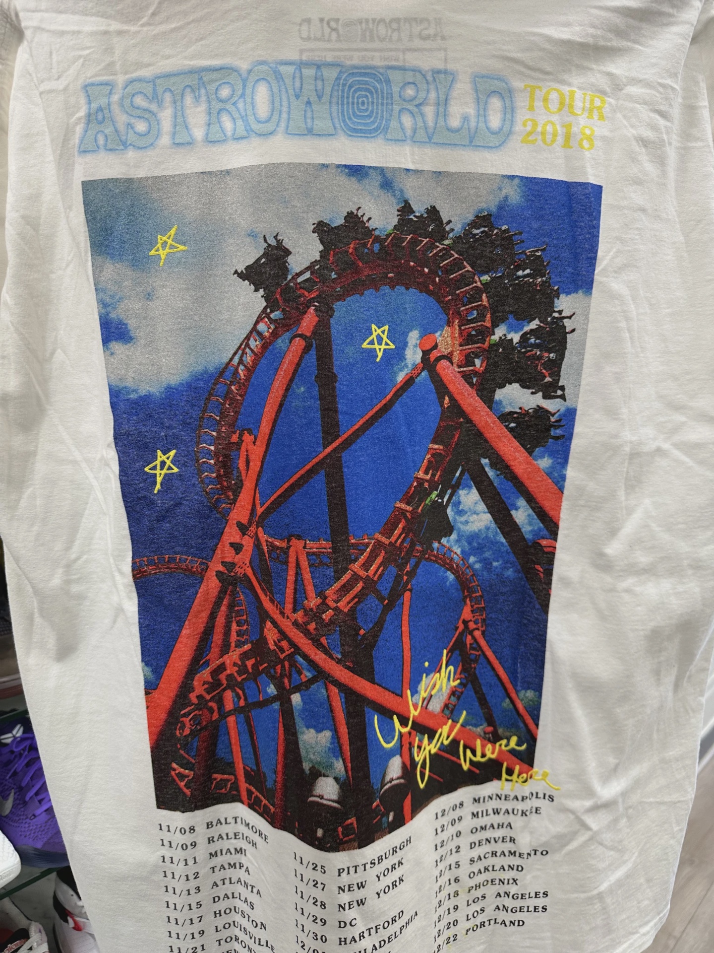 travis scott roller coaster tee • Brand New [3289] 5