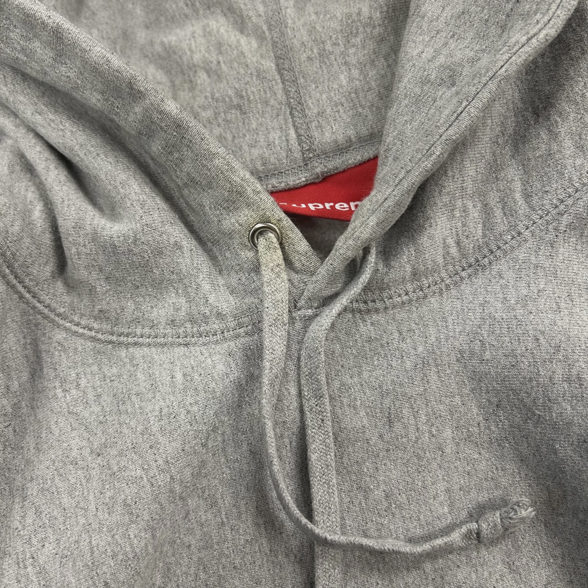 Supreme Portrait Hooded Sweatshirt (FW20) Heather Grey • Pre-Owned [1184] - photo 4