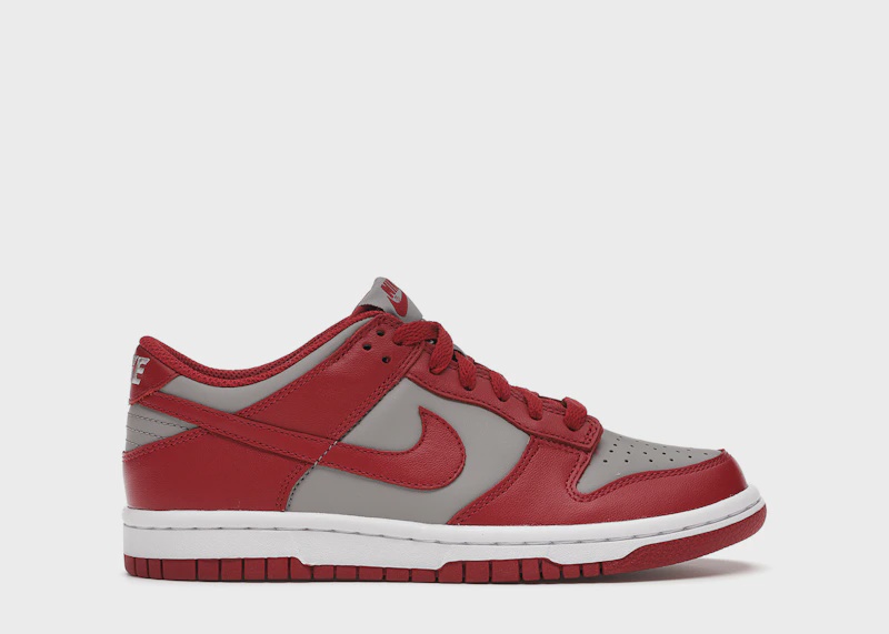 Nike Dunk Low Retro Medium Grey Varsity Red Unlv (GS) (2021) • New