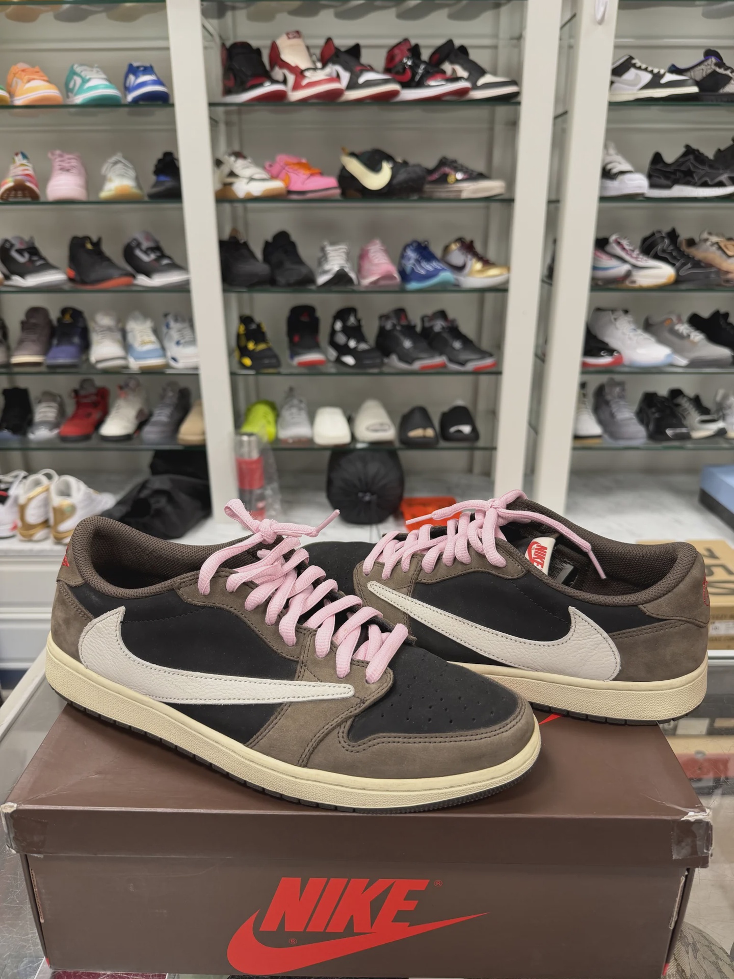 Jordan Air Jordan 1 Retro Low Original SP Travis Scott Mocha - Size US M 12