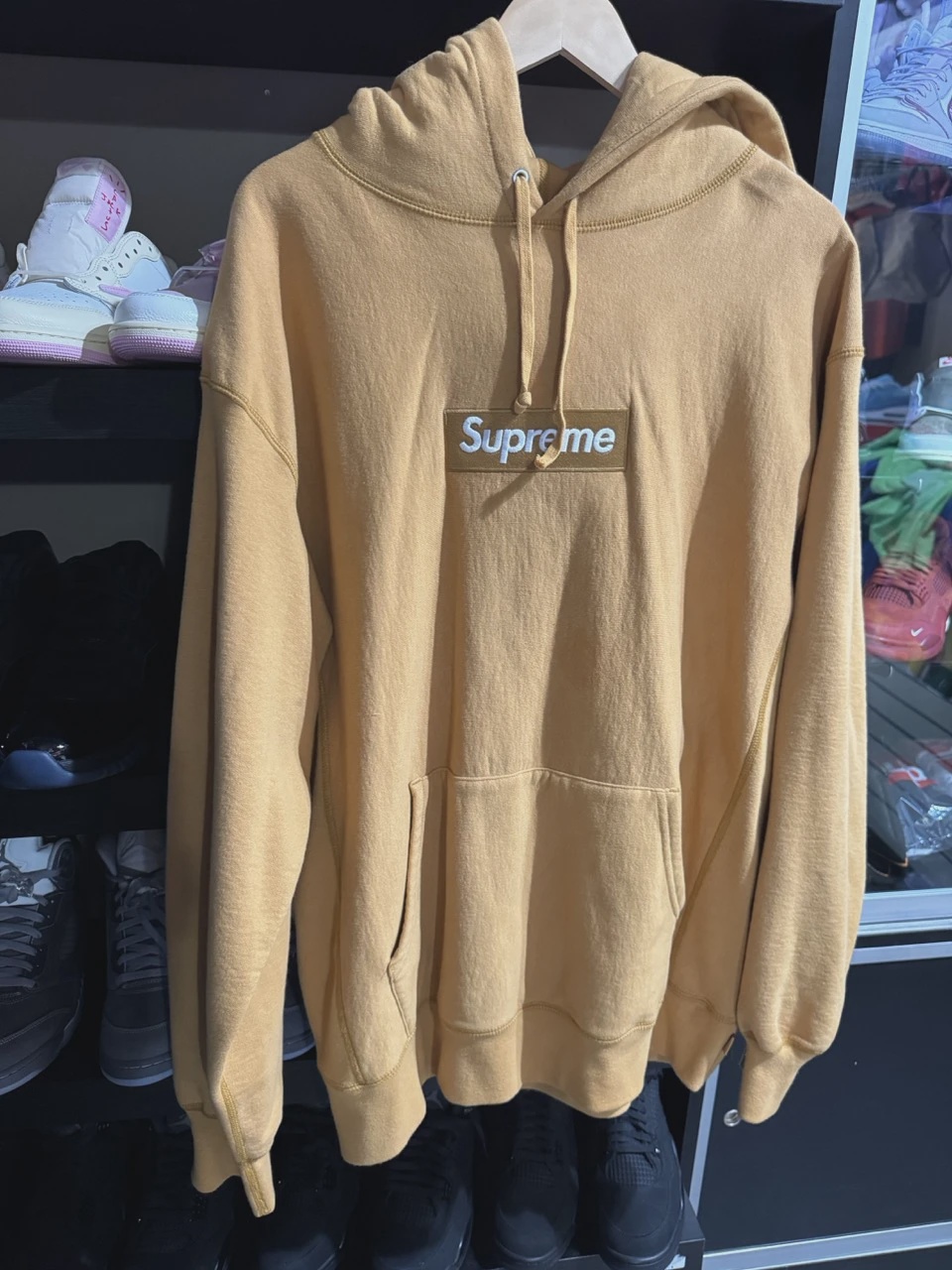 Supreme Box Logo Desert Sand XL • Pre-Owned [0818]