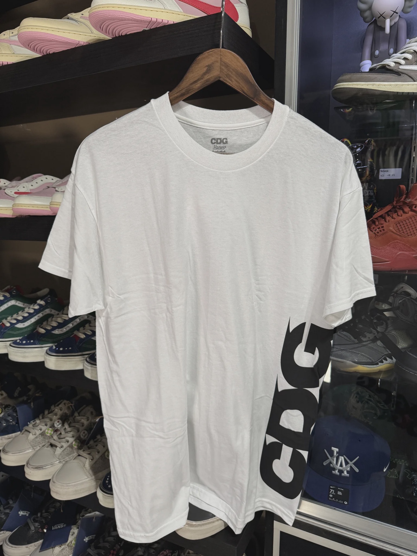 CDG Comme des Garçons White Tee L - Size L