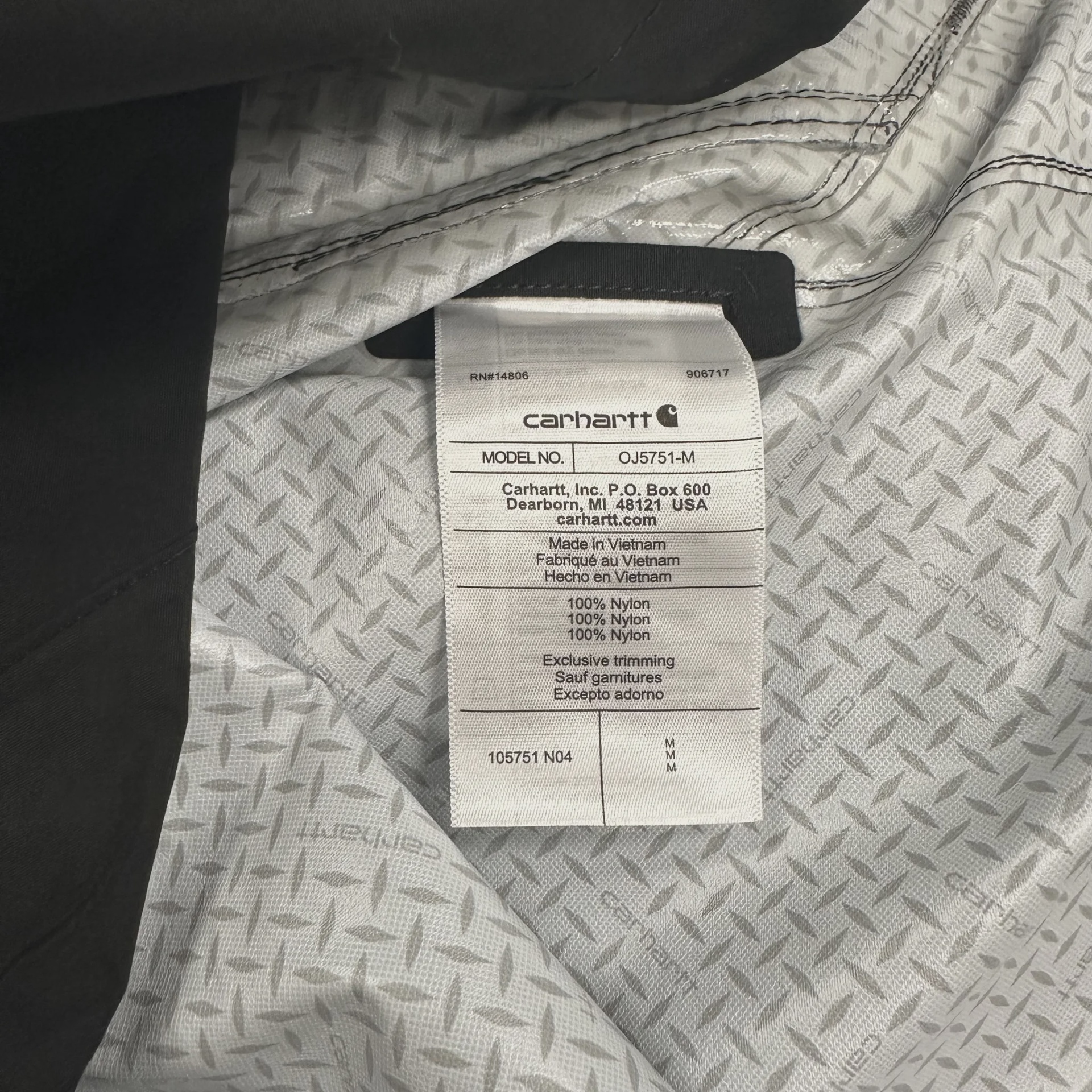 Carhartt Storm Defender Relaxed Fit Lightweight Packable Jacket • Pre-Owned [0569] - photo 4