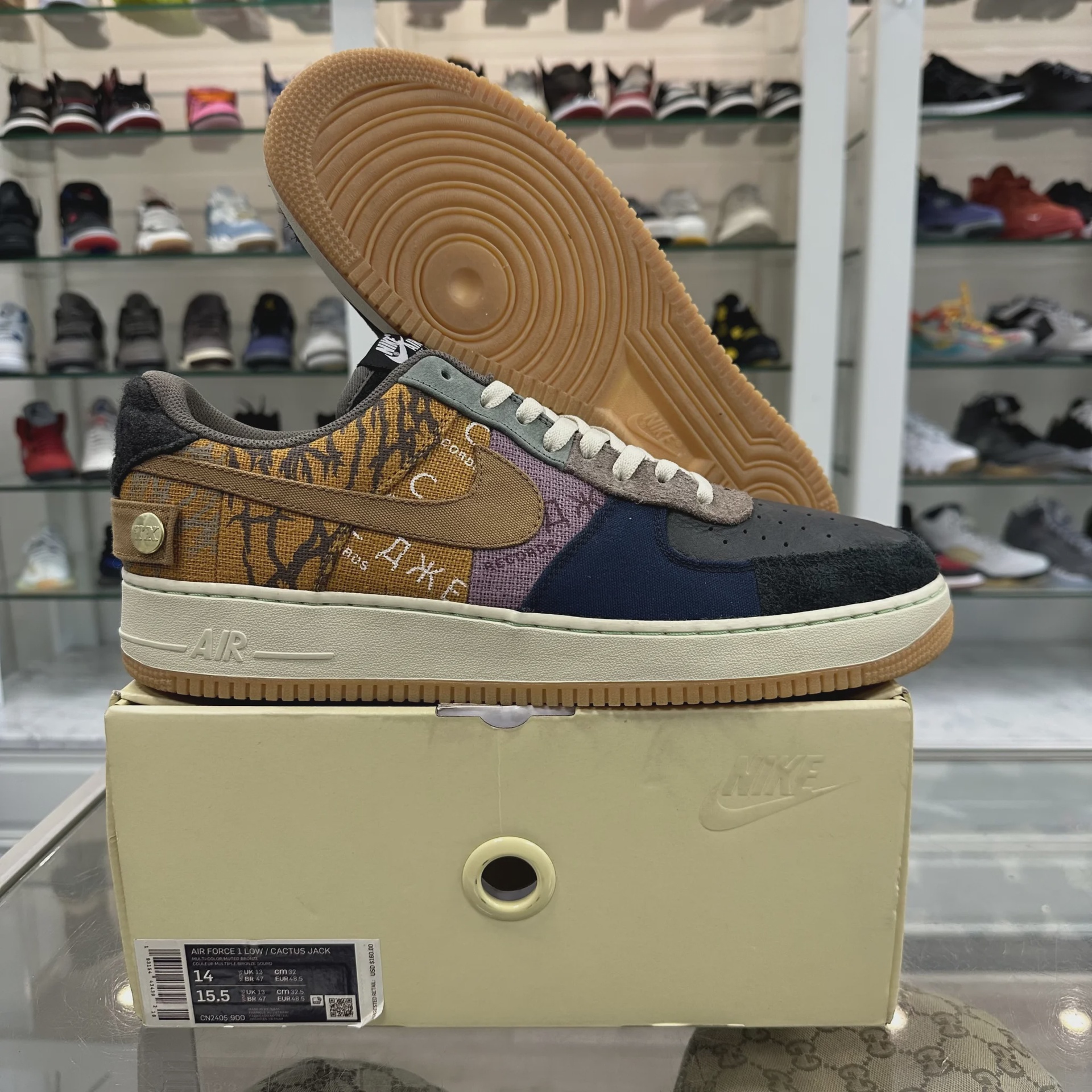 Nike Nike Air Force 1 Low Travis Scott Cactus Jack - Size US M 14