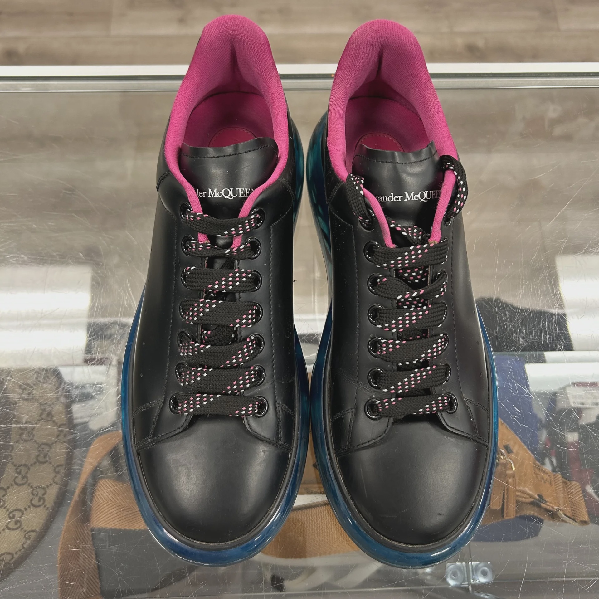 Alexander McQueen Oversized Leather Sneakers NO BOX  [8667] - photo 6