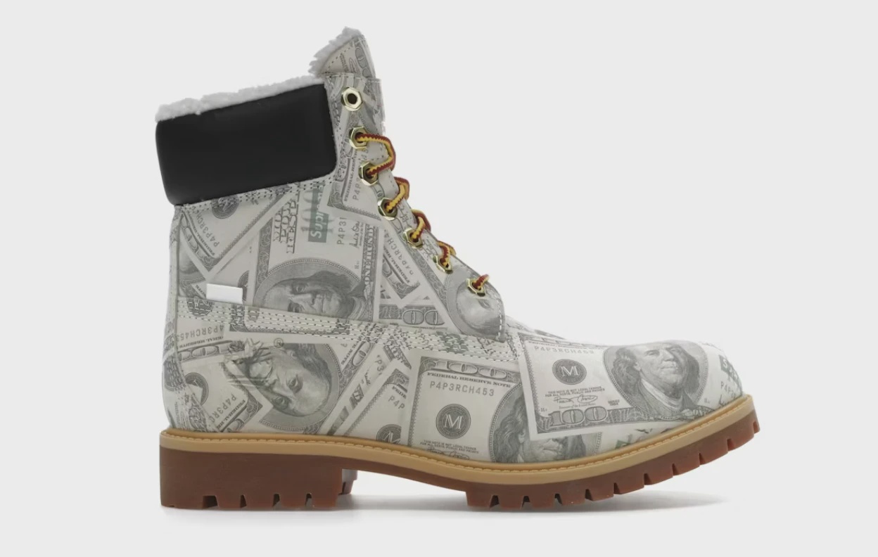 Timberland 6" Premium Waterproof Boot Supreme x MM6 Maison Margiela $100 Bills • Brand New [6376]