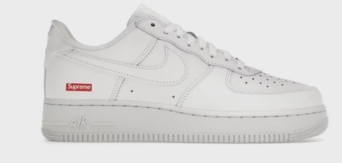 Nike Nike Air Force 1 Low Supreme White - Size US M 8.5