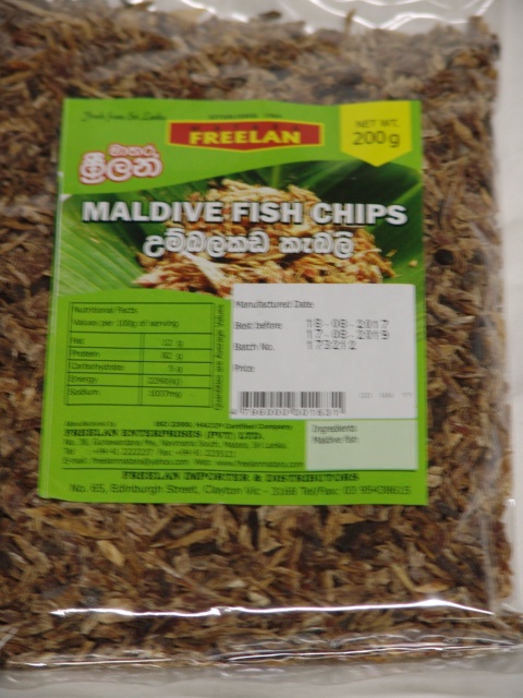 Freelan Maldive Fish Chips 100g