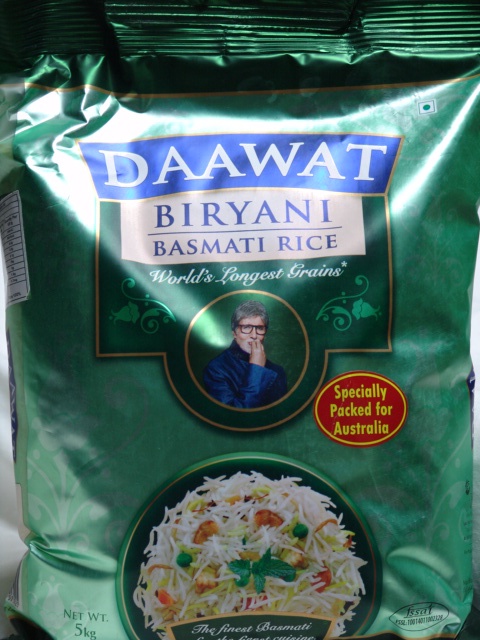 Daawat Biryani Basmathi Rice or  20% ext 5kg